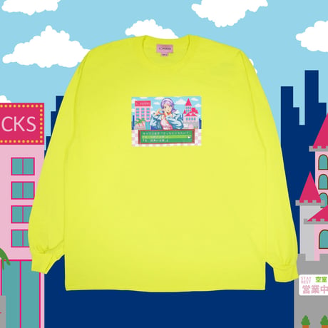 やっち確定メモリアルロンT👒lightyellow
