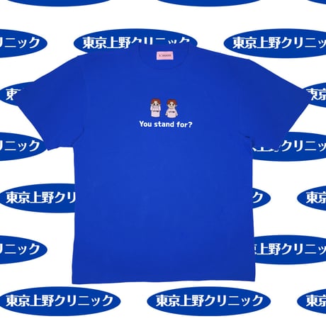 あなたはどっち？Tシャツ🏥blue