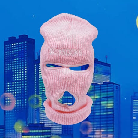 ちびっ子ギャング目出し帽🔫pink