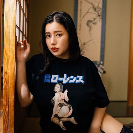 漫画ローレンス描き下ろしTシャツ📚black