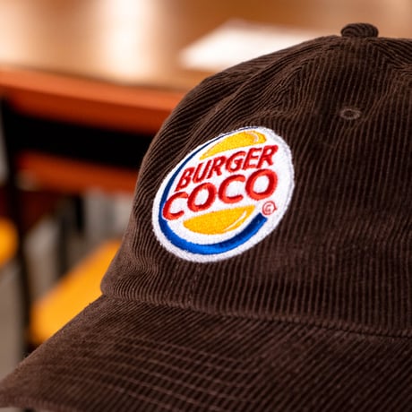 BURGER COCOコーデュロイキャップ🍔brown