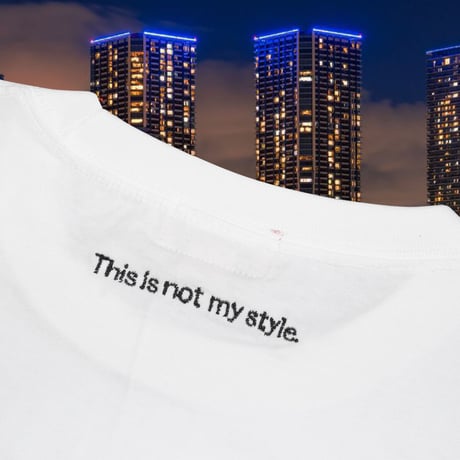 夜の方程式Tシャツ🧖🏾‍♂️white