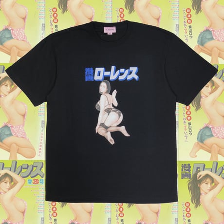 漫画ローレンス描き下ろしTシャツ📚black