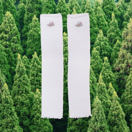 花粉症のティッシュレッグオーマー🧦white