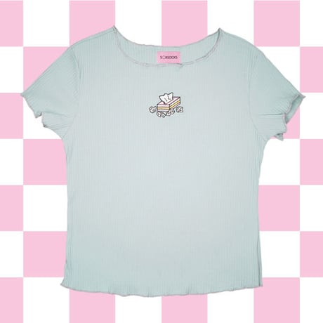 マストアイテムフリフリTシャツ🍌lightgreen