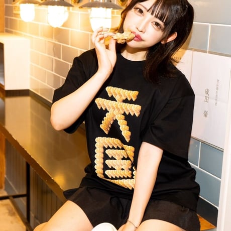 唐揚げ天国Tシャツ🍗white