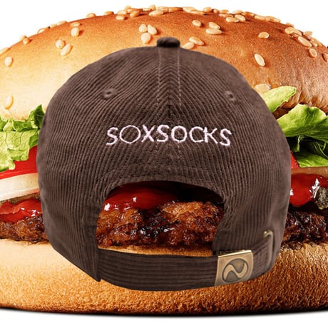 BURGER COCOコーデュロイキャップ🍔brown