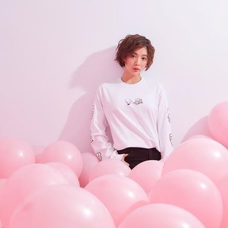 Ai-chan × マストアイテムLONG T-SHIRTS💠white