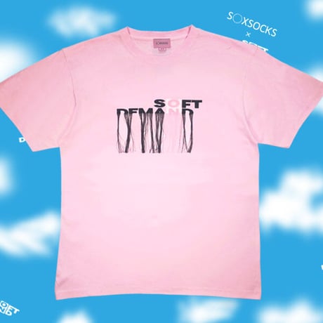 SODあの子のヘアーTシャツ🚛💙☁️pink