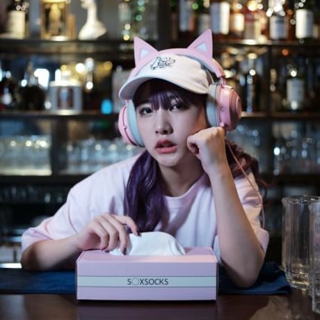 ティッシュB○Xに入った夢の盛り塩Tシャツ🐇white