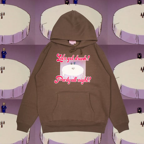 作画崩壊パーカー🍾brown
