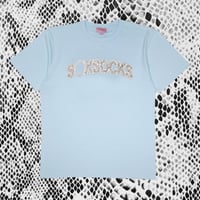やっち確定パイソンTシャツ🆒lightblue