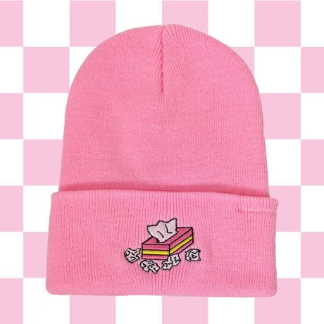マストアイテムKNITCAP🍌pink