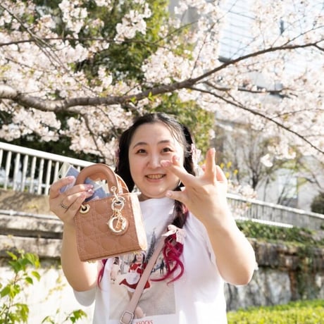 サンタコスでユニバ来たよTシャツ🎀white