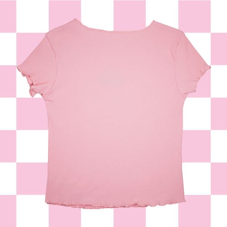 マストアイテムフリフリTシャツ🍌pink