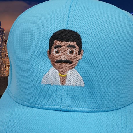 夜のおじさんキャップ🧖🏾‍♂️lightblue