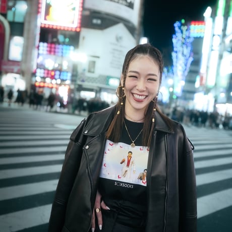 萌え萌えプリクラTシャツ🌃white