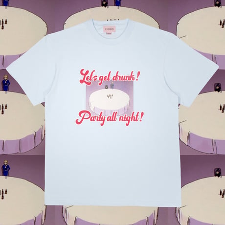 作画崩壊Tシャツ🍾lightblue