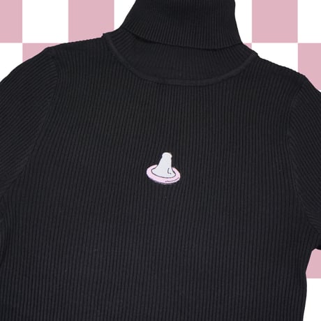 盛り塩ピチピチタートルネック🍼black