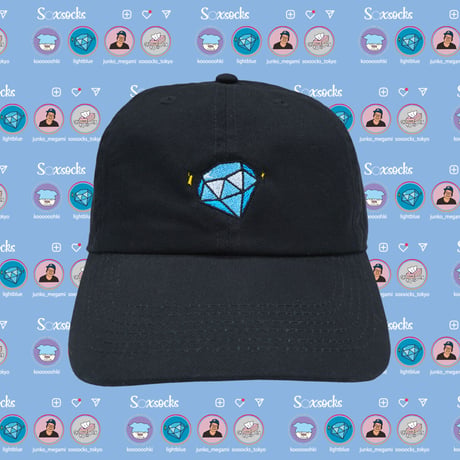 コッキーダイヤモンドキャップ🐬black