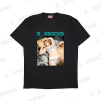 やっち確定恋渕ももなTシャツ🌐black