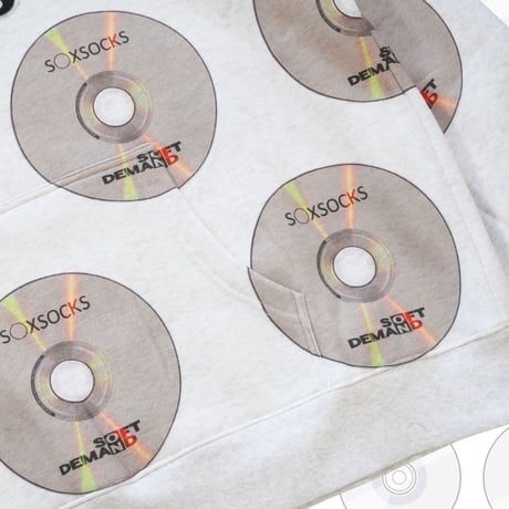 SOD DVD柄パーカー📀grey
