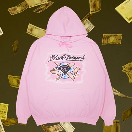ブラックダイヤモンドパーカー💎pink