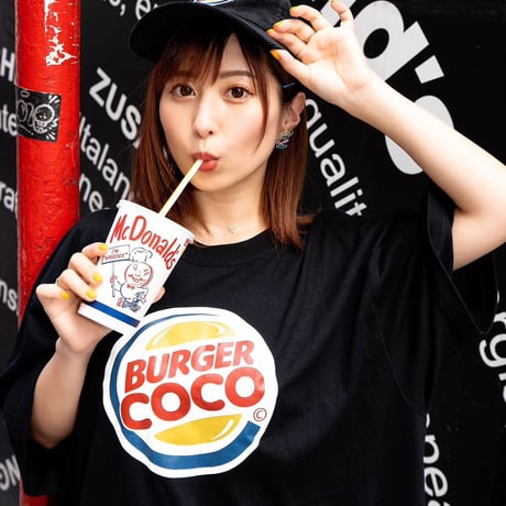 BURGER COCOコーデュロイキャップ🍔black