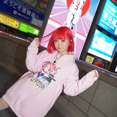 GIRLFOODS○Xスウェット👧pink