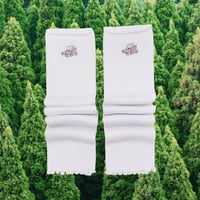 花粉症のティッシュレッグオーマー🧦white