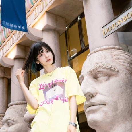 作画崩壊Tシャツ🍾pink