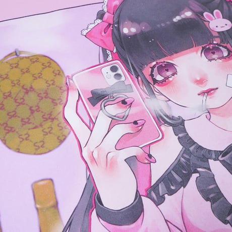 やっち確定地雷系ロンT🎀pink