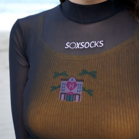 やっち確定スケスケセクシーロングTシャツ🏩 black