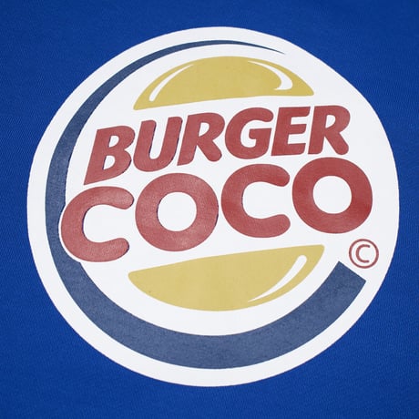 BURGER COCOパーカー🍔blue