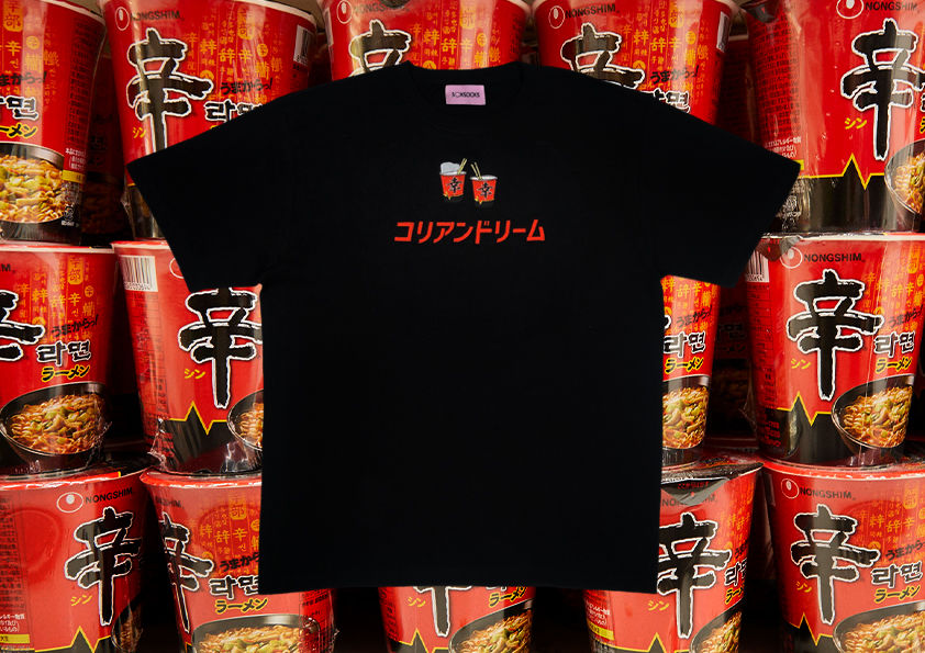 コリアンドリームTシャツ🍜black | S◯XSOCKS