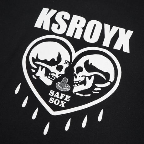 SAFE S◯X Tシャツ👁black/white