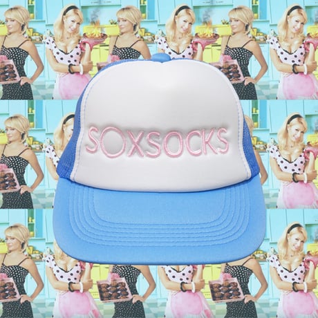 やっち確定メッシュキャップ🌃lightblue