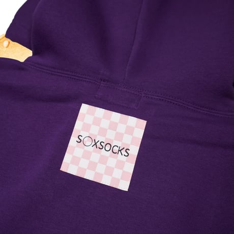 BURGER COCOパーカー🍔purple