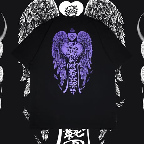 SAFE S◯X Tシャツ👁black/purple