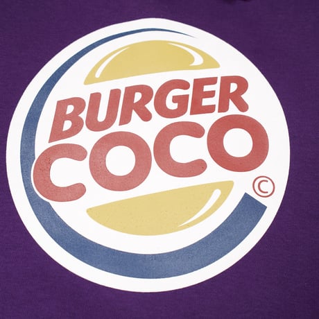 BURGER COCOパーカー🍔purple