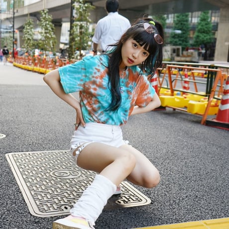 タイダイジャパニーズドリームTシャツ🌴lightblue