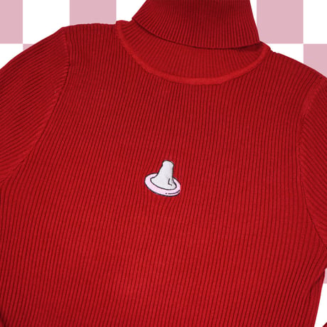 盛り塩ピチピチタートルネック🍼red