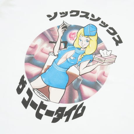 朝チュンコーヒーTシャツ☕️white