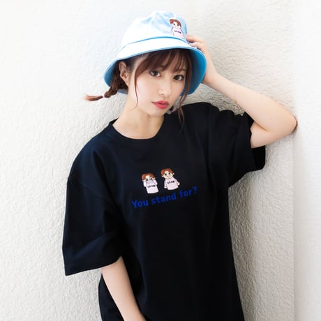 あなたはどっち？Tシャツ🏥white