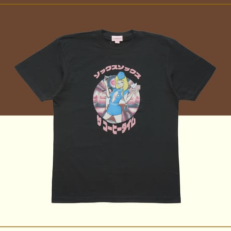 朝チュンコーヒーTシャツ☕️black