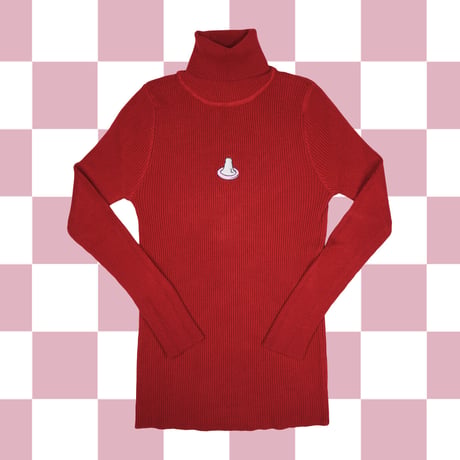 盛り塩ピチピチタートルネック🍼red
