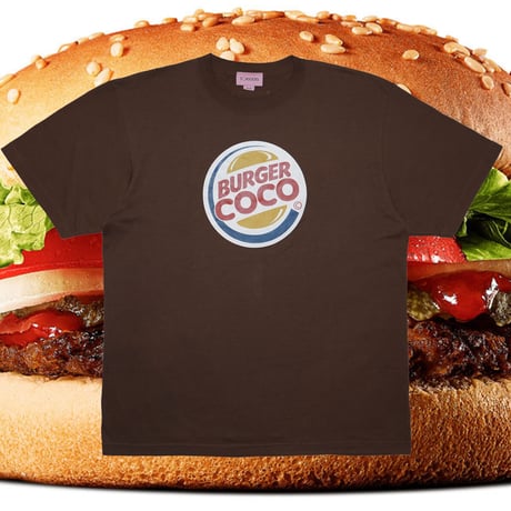 BURGER COCOTシャツ🍔brown