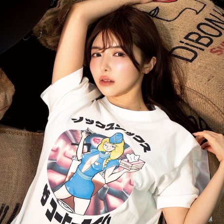 朝チュンコーヒーTシャツ☕️white