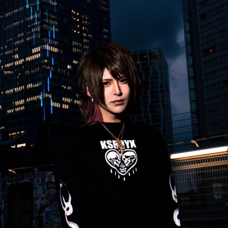 SAFE S◯X Tシャツ👁black/purple