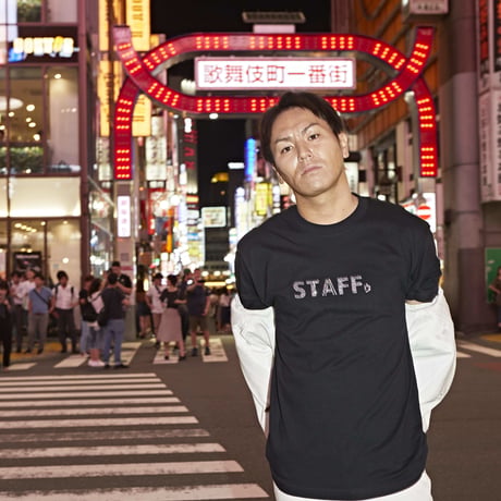 STAFFゥTシャツ😎white